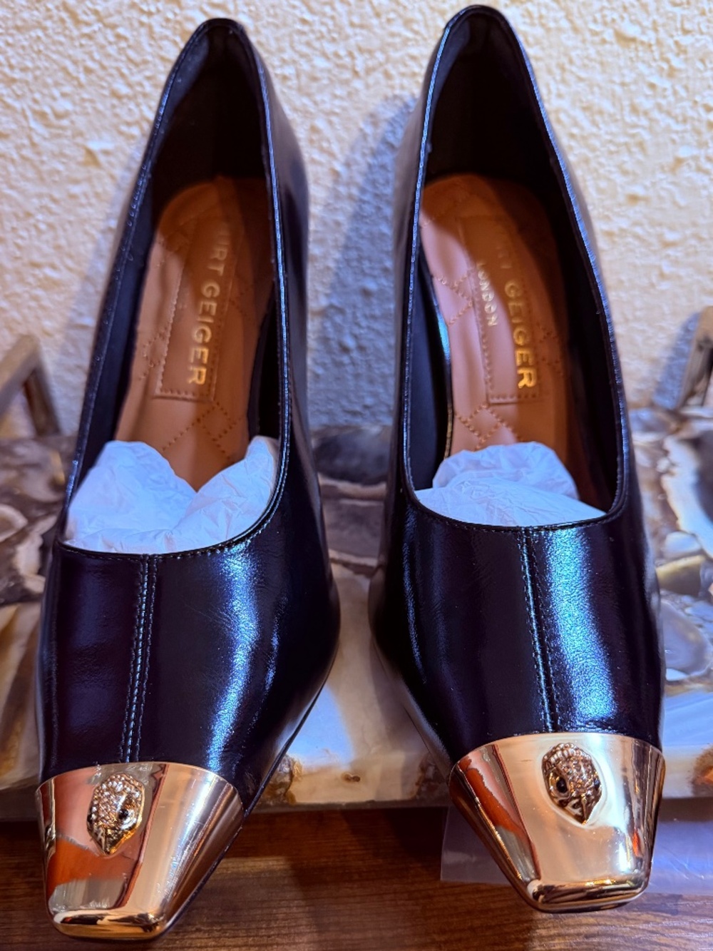 Brand New Kurt Geiger Regent Court Patent Heels